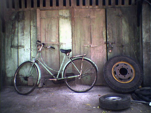 a bicycle I shot somewhere off Senapati Bapat Marg