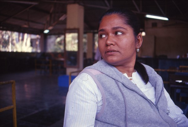 Dahliya at the canteen, 2004