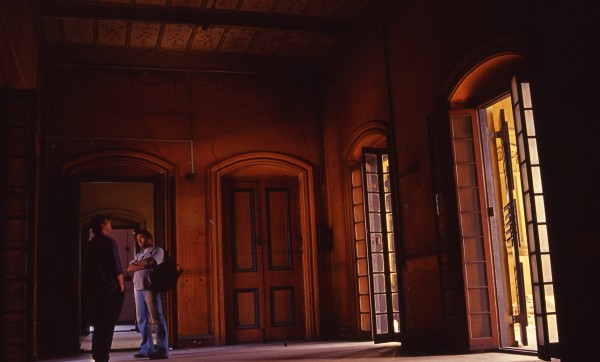 With the late Somak Mukherjee on a location recce at Kolkata for the film 'Herbert'.