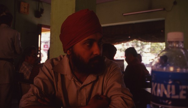 That's me photographed by Somak at a coffee house near Jadavpur University, Kolkata.